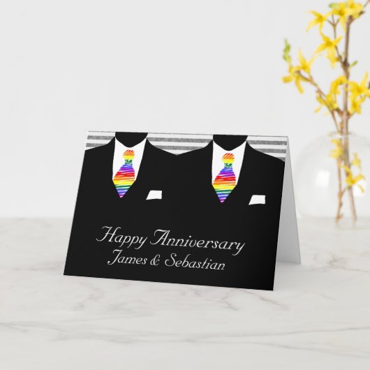 Carte M. et M., Deux Mariés Anniversaire de Mariage (Fleur jaune)