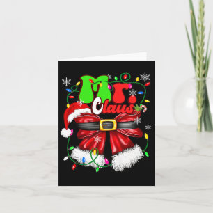 Carte M. Et Mme Claus Couples Cute Père Noël Christmas L