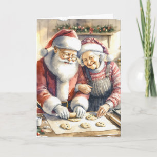 Carte M. et Mme Clause Noël personnalisé