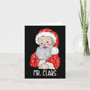 Carte M. Et Mme Santa Claus Couples Qui Correspondent À