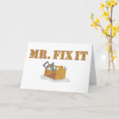 Carte M. Fix-It Card (Fleur jaune)