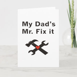Carte M. Fix It de mon père