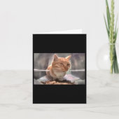 Carte M. Fresh Chat Mème Côté Oeil Cat (Devant)