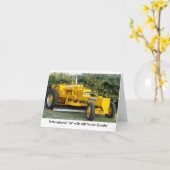 Carte "M" international avec la niveleuse de puissance (Fleur jaune)