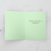 Carte M. & Mme Fun Floral Blue Mariage Inspirivity (Intérieur)