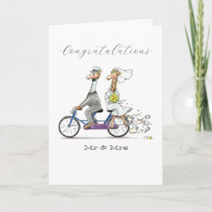Carte M. & Mme mariage
