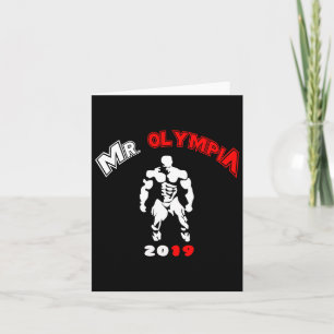 Carte M. Olympia 2019 Salle De Fitness Bodybuilding