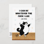 CARTE M. PUDZ (Devant / Derrière)