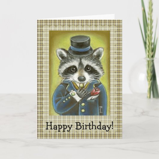 Carte M. Raccoon (Devant)