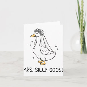 Carte M. Silly Goose Et Mme Silly Goose Couple Matchi