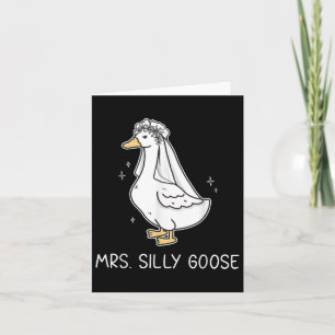Carte M. Silly Goose Et Mme Silly Goose Couple Matchi