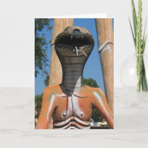 Carte M. Snake AKA Cobra Head ... Enfer bouddhiste