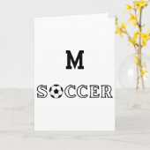 Carte M Soccer (Fleur jaune)