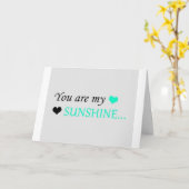 CARTE **MA "BRIDE" LE JOUR DE NOTRE MARIAGE** NE PEUT PA (Fleur jaune)