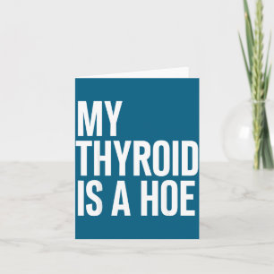 Carte Ma Chemise Thyroïde Cancer de la Thyroïde