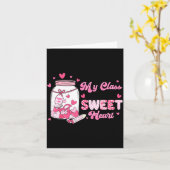 Carte Ma classe de professeur mignon de la Saint-Valenti (Fleur jaune)