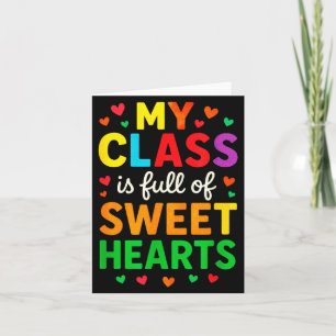 Carte Ma classe est pleine de chéris - Saint-Valentin de