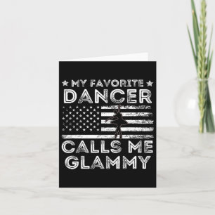 Carte Ma danseuse préférée m'appelle Glammy Dance Ballet