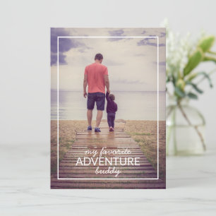Carte Ma Fête des pères préférée Adventure Buddy