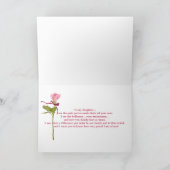 Carte Ma Fille...une maman (Intérieur)