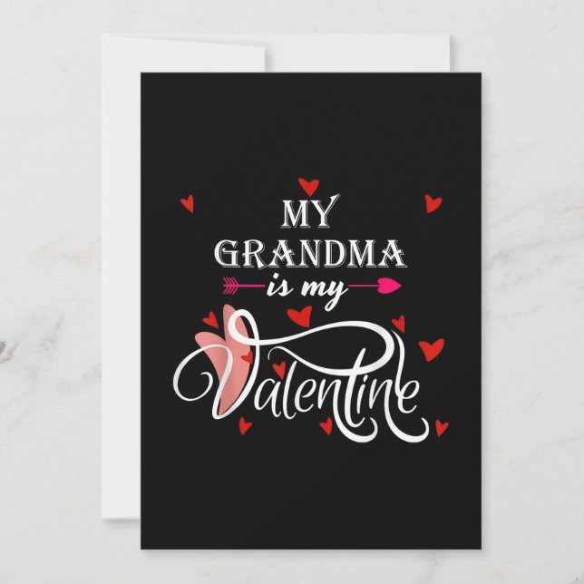 Carte Ma grand-mère est ma Saint-Valentin|Valentines (Devant)
