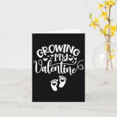Carte Ma grossesse de la Saint-Valentin Future maman (Fleur jaune)