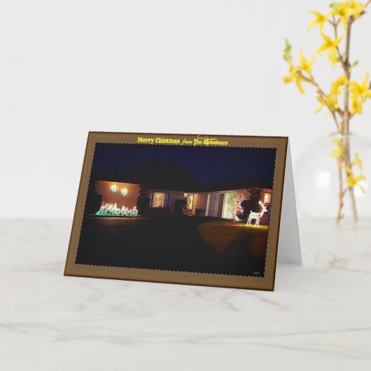 Carte Ma maison (Fleur jaune)