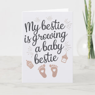 Carte Ma meilleure amie attend un bébé meilleure amie dr