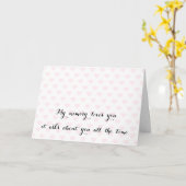 Carte Ma mémoire aime... Amour élégant Tu me manques Car (Fleur jaune)