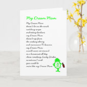 Carte Ma mère de rêve (Fleur jaune)