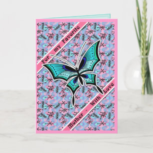 Carte Ma mère préférée (personnalisée)