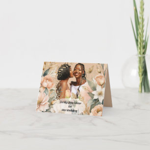 Carte Ma Petite Soeur Jour De Mariage