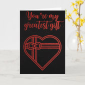 Carte Ma plus grande Parties scintillant cadeau Valentin (Fleur jaune)