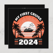 Carte Ma première croisière 2024 (Devant / Derrière)