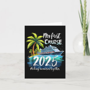 Carte Ma première croisière 2025 drôle Première croisièr