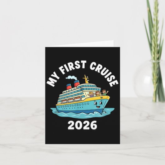 Carte Ma première croisière 2026 (Devant)