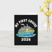 Carte Ma première croisière 2026 (Fleur jaune)