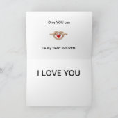 Carte Ma promesse à vous. (Intérieur)