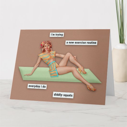Carte Ma routine d'exercice (Devant)
