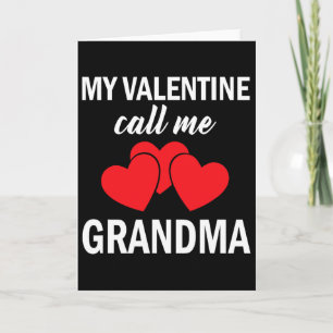 Carte Ma Saint-Valentin Appelez-Moi Mamie Saint-Valentin