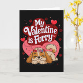 Carte Ma Saint-Valentin est une déclaration d'amour sur (Fleur jaune)