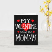 Carte Ma Saint-Valentin m'appelle Maman (Fleur jaune)