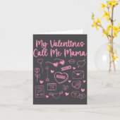 Carte Ma Saint-Valentin M'appelle Maman Pour Maman Maman (Fleur jaune)