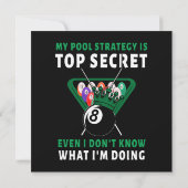 Carte Ma stratégie de billard est même (Dos)