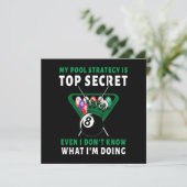 Carte Ma Stratégie De Pool Est Même (Debout devant)