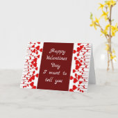 CARTE **MA VALENTINE** MA VIE EST HEUREUSE AVEC VOUS ! (Fleur jaune)