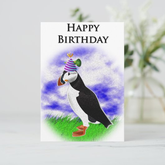 Carte Macareux (Debout devant)
