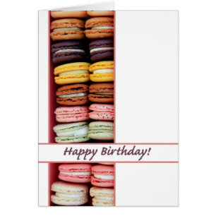 Carte Macaron Anniversaire