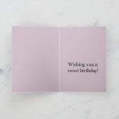 Carte Macaron français d'anniversaire sur mesure (Intérieur)