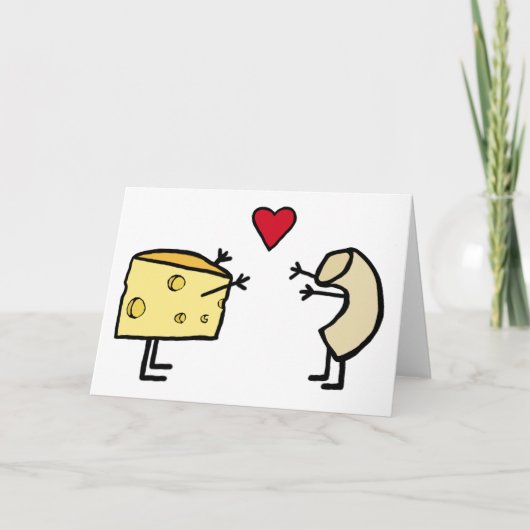 Carte Macaroni et fromage (Devant)